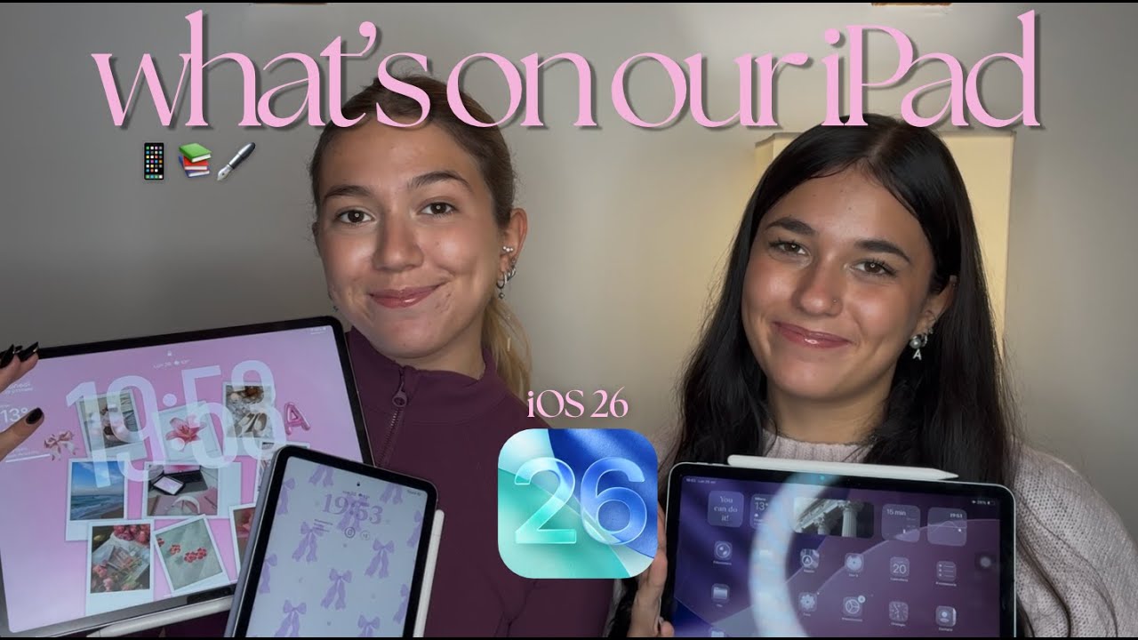 personalizziamo l&rsquo;iPad con iPadOS 26💖📱