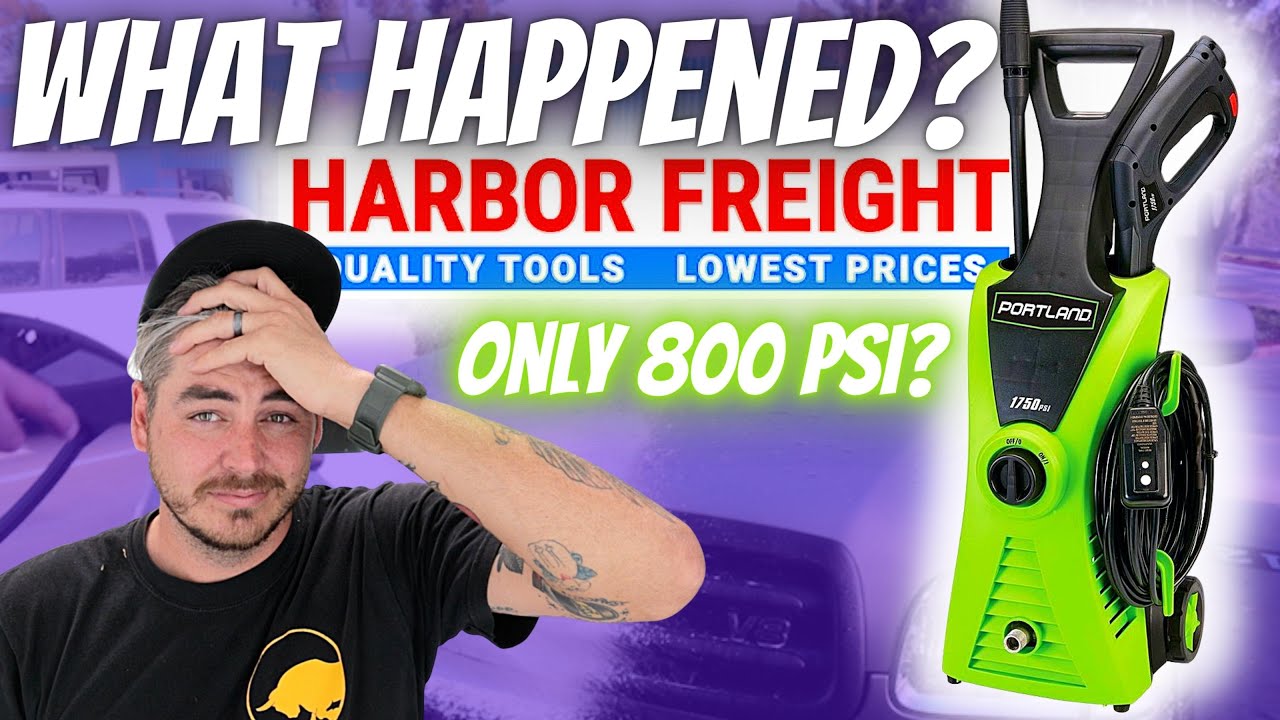 Мойка высокого давления Harbor Freight | ОБНОВЛЕНИЕ мойки высокого давления Portland 1750!