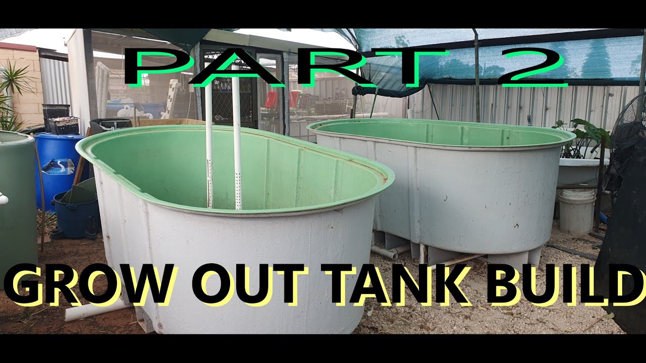 Fingerling Grow Out Tank Build.  Part 2