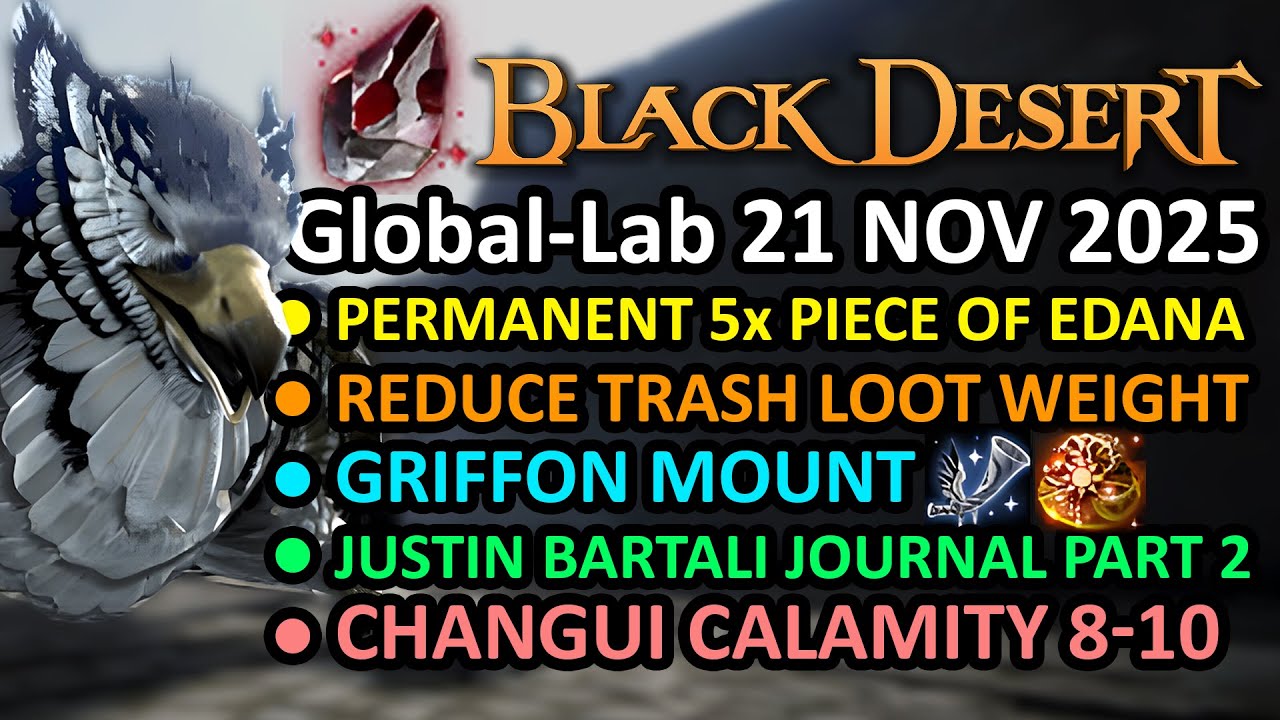 PERMANENT EASY 5x PIECE OF EDANA, GRIFFON MOUNT, TRASH WEIGHT (BDO Global Lab Update, 21 NOV 2025)