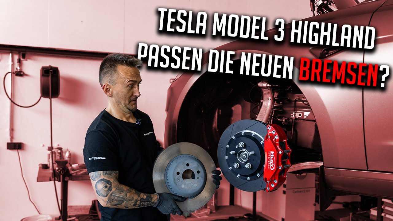 Bremsenupgrade für Tesla Model 3 Performance highland - lautlos performance