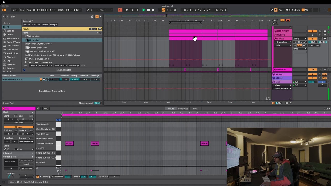#3 - Domingo de chill, restructurando los drums de un proyecto. #AbletonLive #Tiempodeestudio