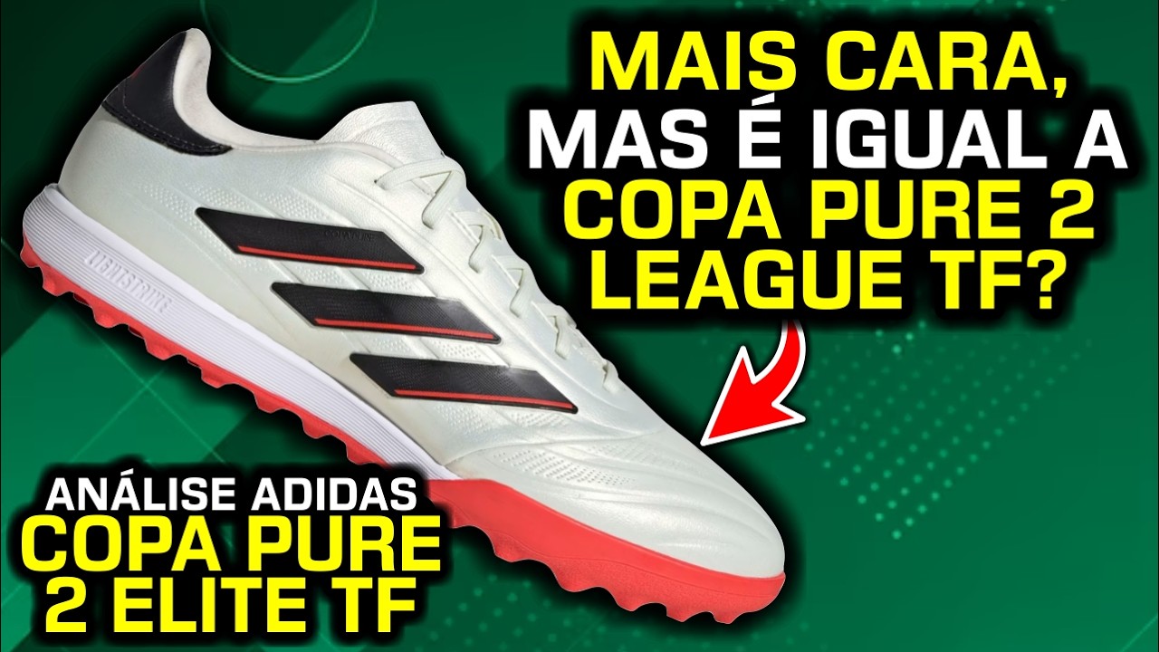 A Copa Pure 2 League é MELHOR? 😱 - Análise chuteira society Adidas Copa Pure II Elite TF