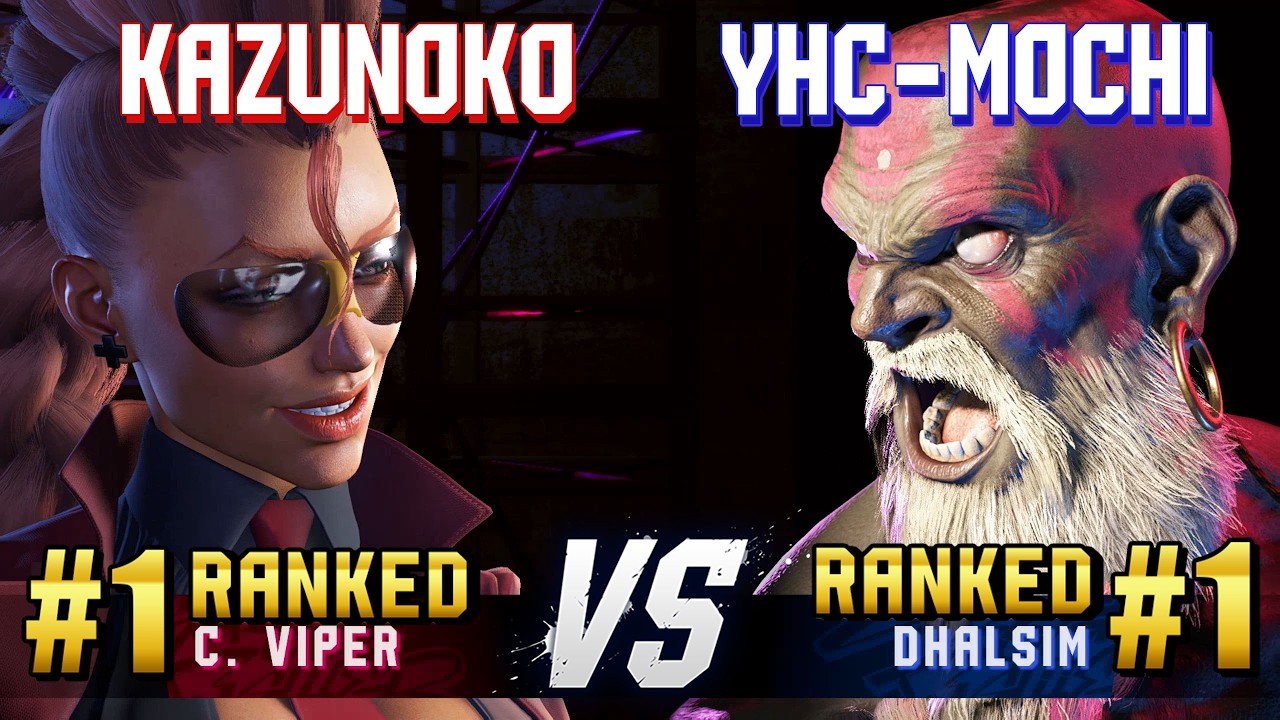 SF6 ▰ KAZUNOKO (#1 Ranked C.Viper) vs YHC-MOCHI (#1 Ranked Dhalsim) ▰ High Level Gameplay