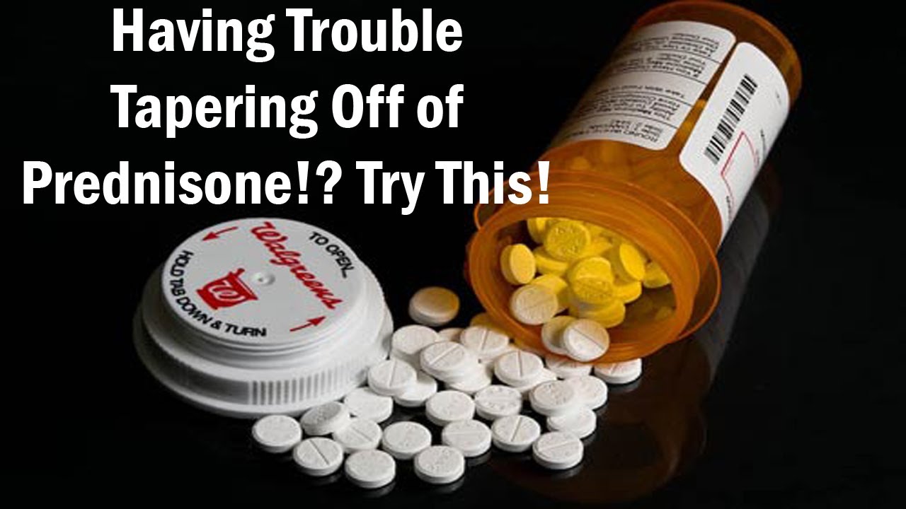 Having Trouble TAPERING Off of Prednisone? Try This One Simple Technique!