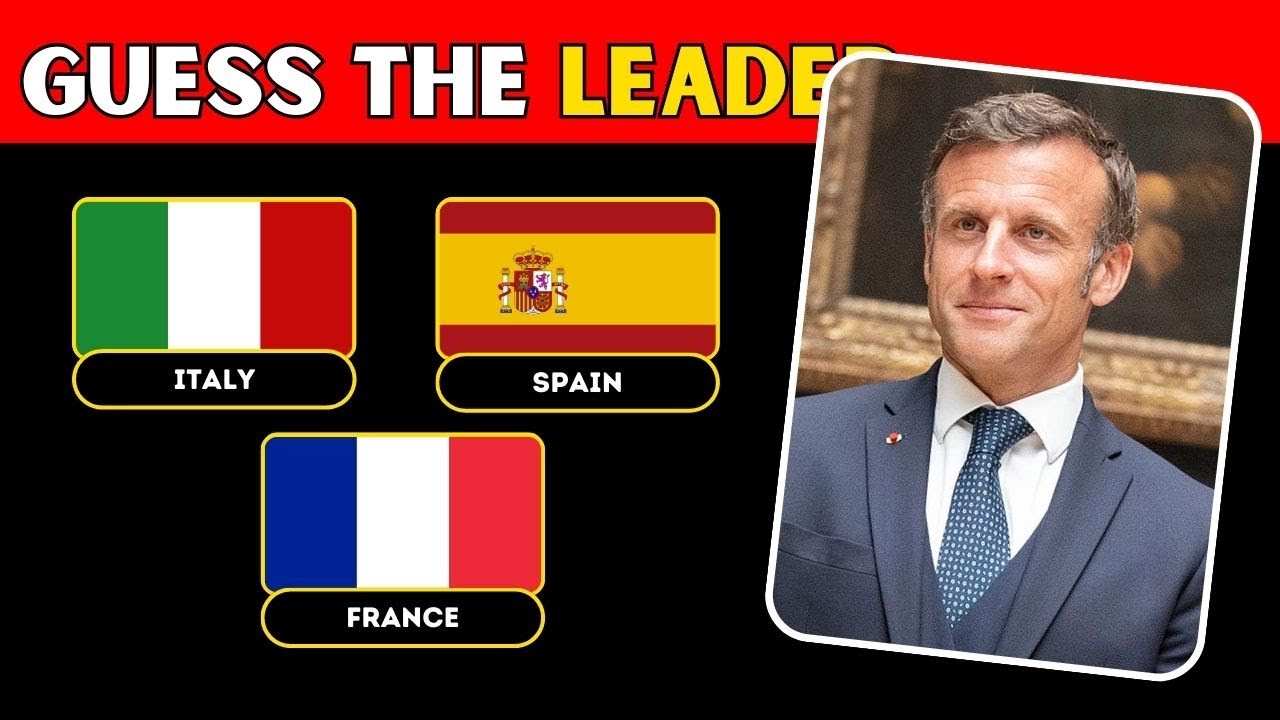 Guess The Country By The Leader - Country Quiz