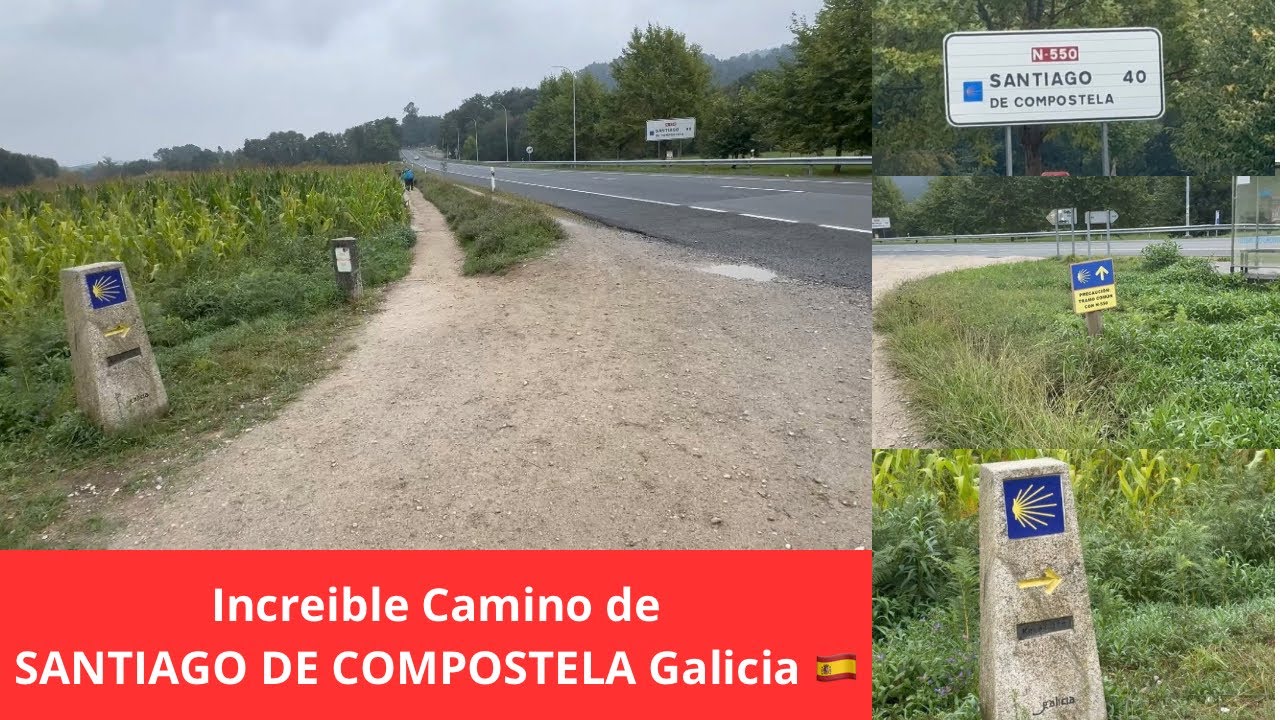 Hice un poco del Camino De Santiago de Compostela Galicia 🥰🔥INCREÍBLE 🩷