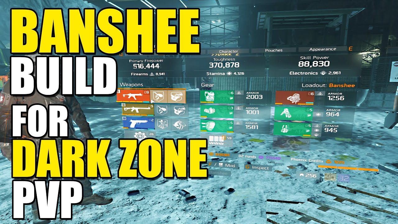 Banshee Dark Zone PVP Build Guide 2025 - The Division 1 Dark Zone PVP | 9K Firearms | 2025 PC
