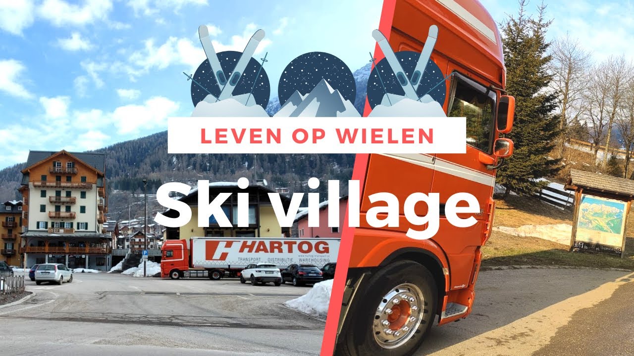 Lossen in een skidorp in Italië | Vlog #36 | Italië | Trucking | Leven op wielen