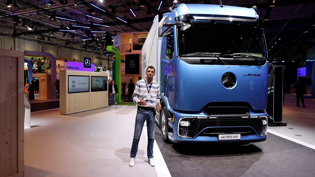 Električni šleper sa dometom od preko 500 km - Mercedes eActros 600 na sajmu u Hanoveru