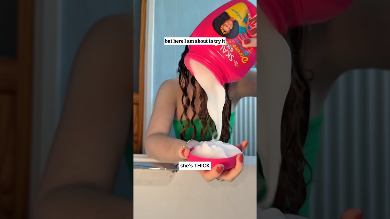This was highly requested 🤣 but I finally tried Kids Skala?! 👶 #curlyhair
