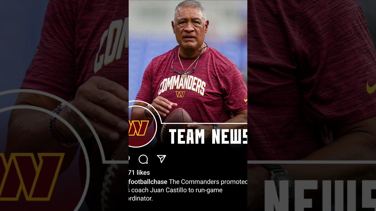 TE Coach - Juan Castillo To Run Game Coordinator