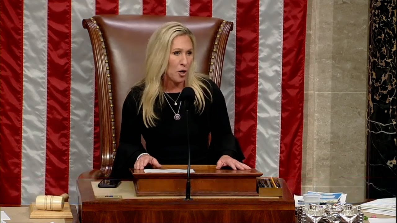 House ERUPTS in laughter as Marjorie Taylor Greene accidentally HUMILIATES herself
