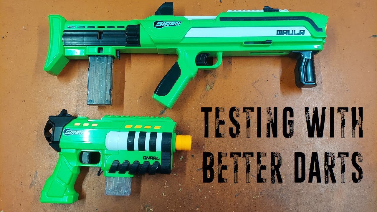 Testing the Gnarl and Maulr with Different Darts