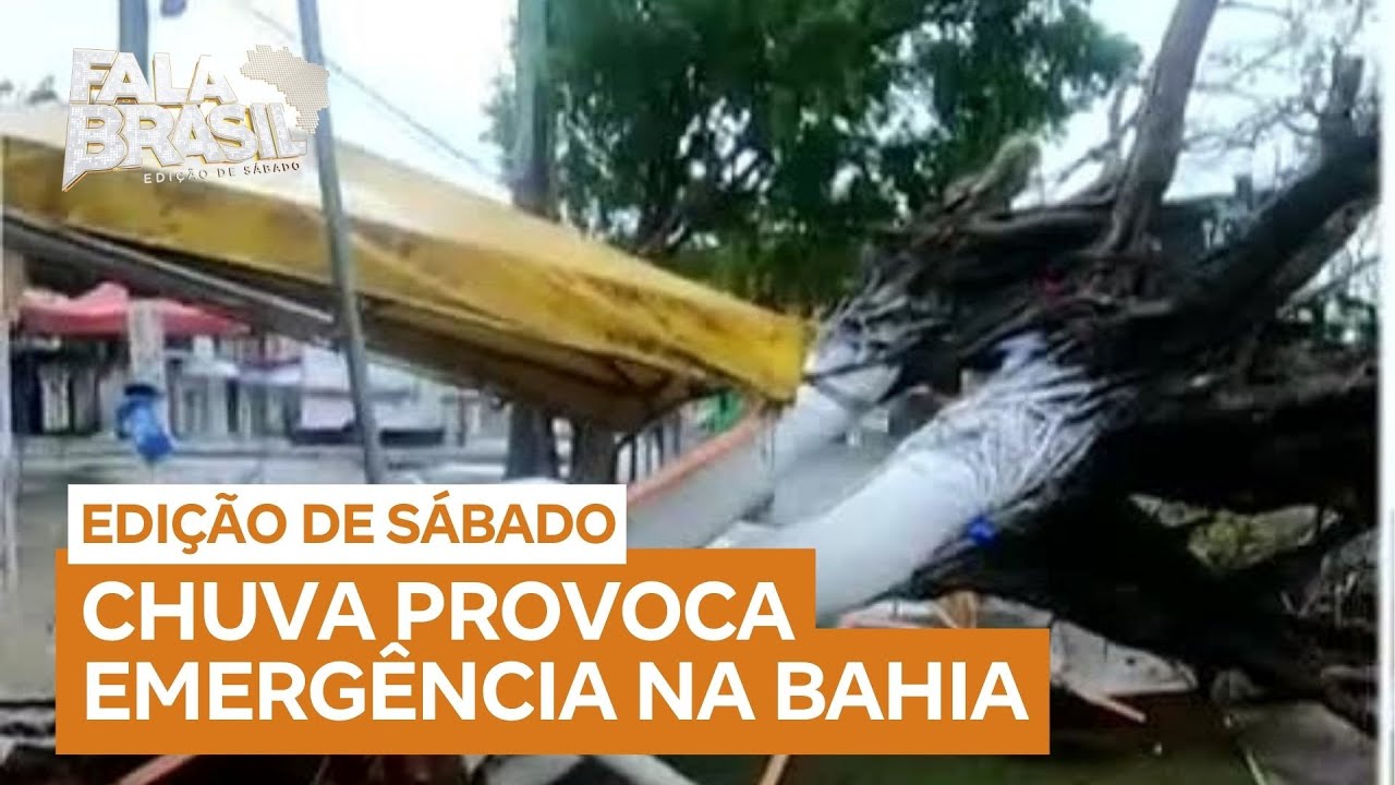 Chuva provoca deslizamentos em Salvador e deixa 117 cidades baianas em alerta