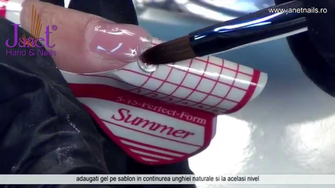 Tutorial aplicare extensii cu gel UV - [HD]