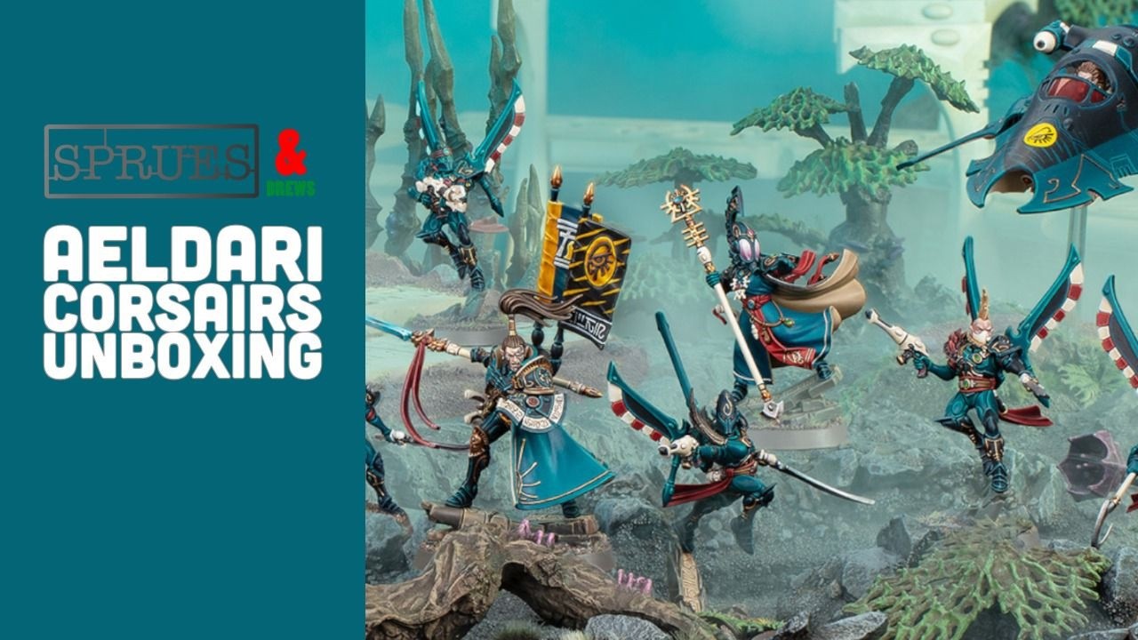 Распаковка набора Aeldari Corsairs Eldritch Raiders Battleforce - Warhammer 40k
