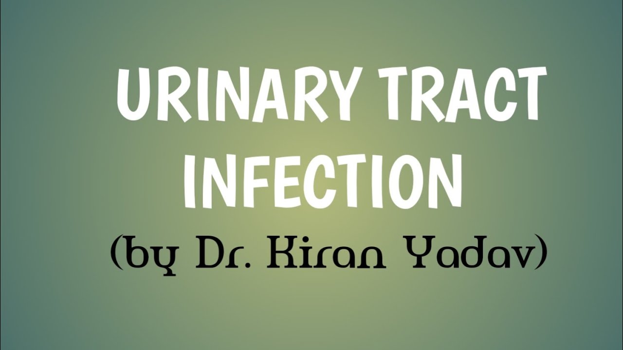 Microbiology lectures| Urinary tract infection |UTI |