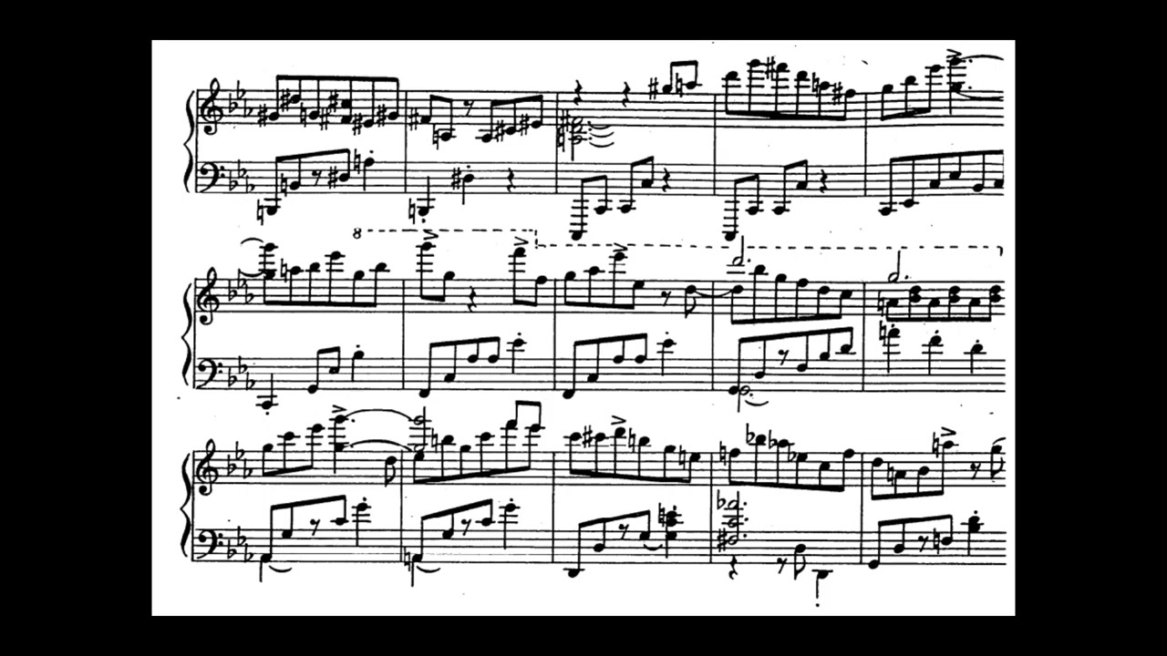 Kapustin Etude op. 40 no. 2 