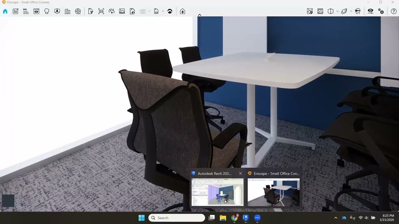 Revit &mdash; Обеспечение корректного отображения библиотек отделочных материалов в Enscape 2026