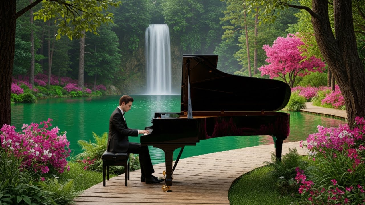 Relaxing Piano Music with Nature Scenery | Deep Sleep Piano for Calm and Healing