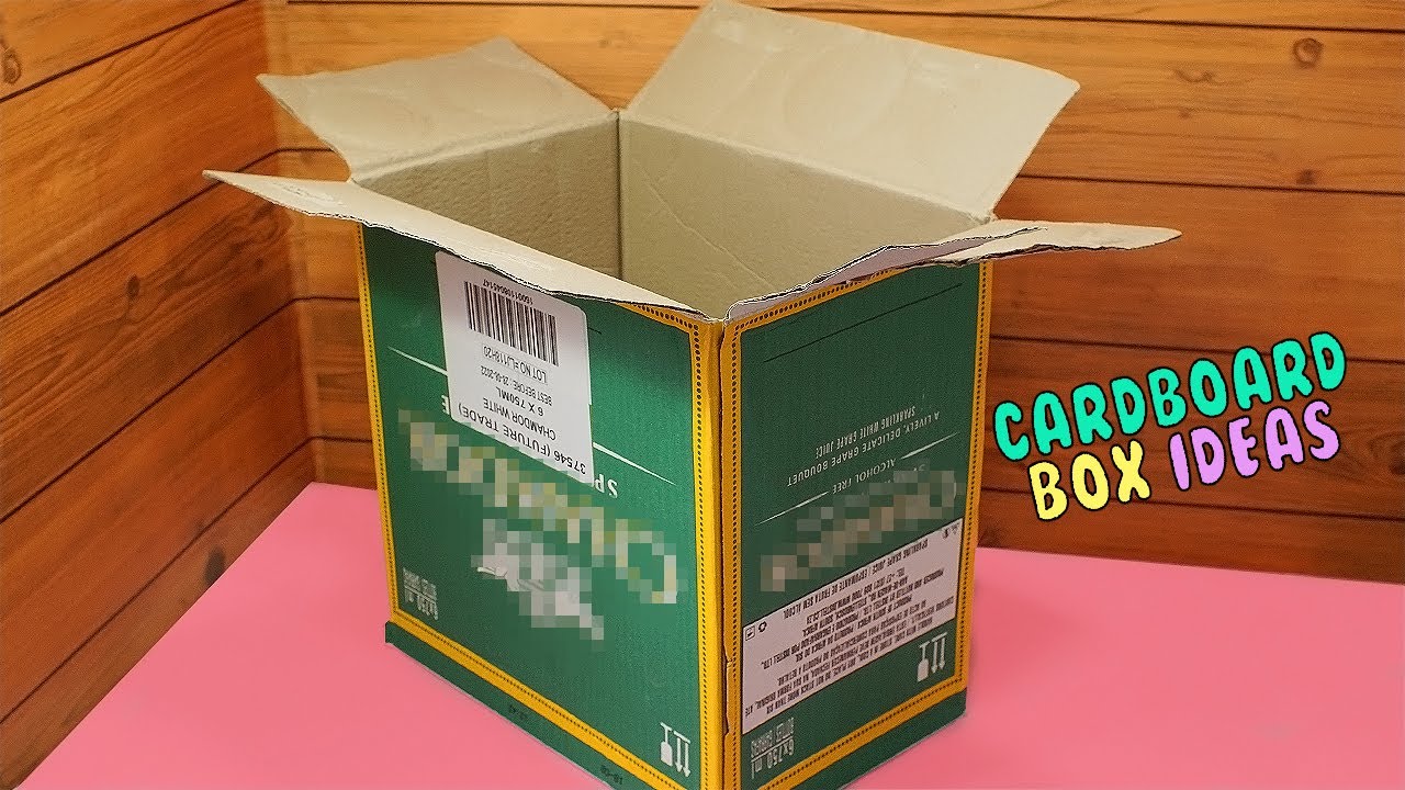 😍♻ 2 CARDBOARD BOXES IDEAS RECYCLING PROJECT