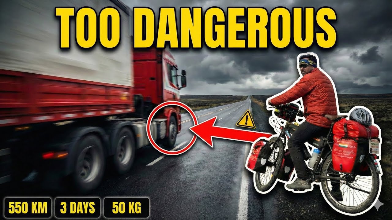 BIGGEST Mistake in Chile 🇨🇱INDIAN CYCLE BABA vs. HIGHWAY ||  EP.27