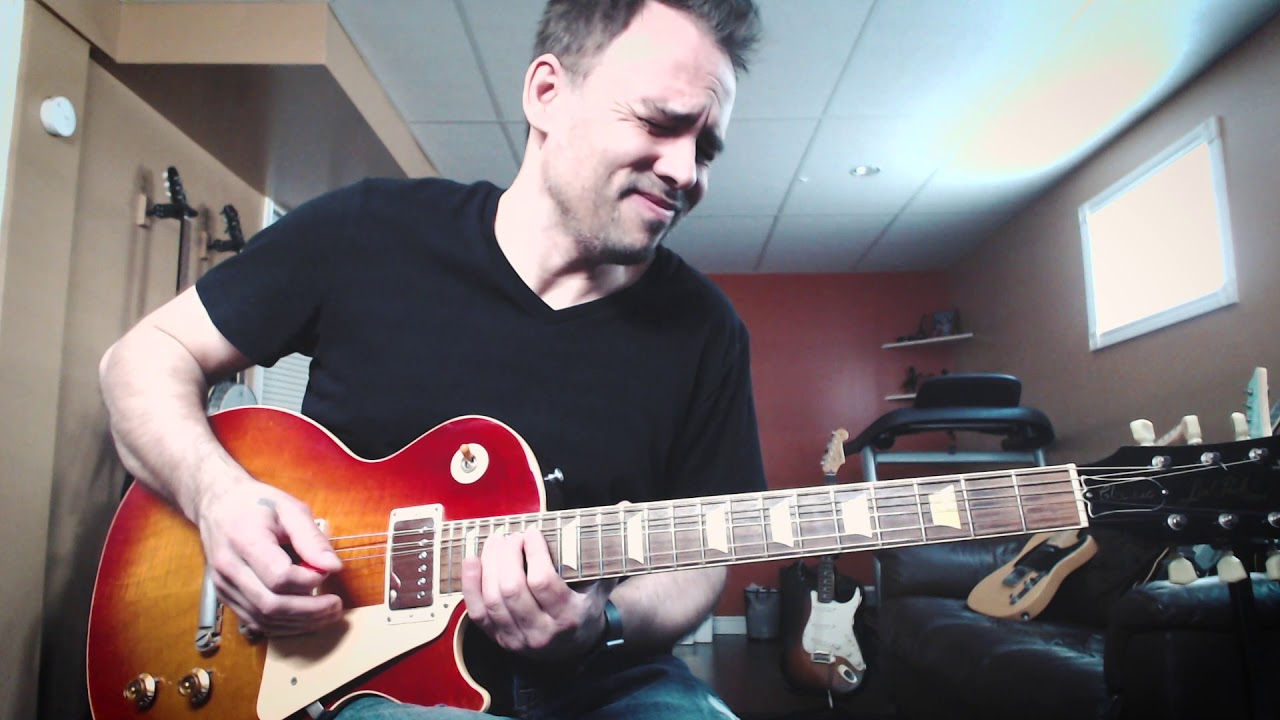 Heavy 70's Blues Jam, Les Paul, Gretsch & Telecaster