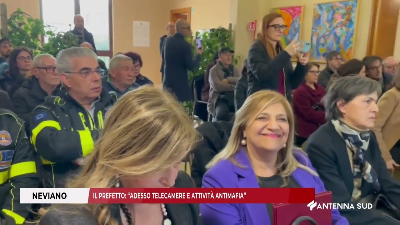 12 FEBBRAIO 2025 - NEVIANO (LE) - IL PREFETTO: &ldquo;ADESSO TELECAMERE E ATTIVIT&Agrave; ANTIMAFIA&rdquo;