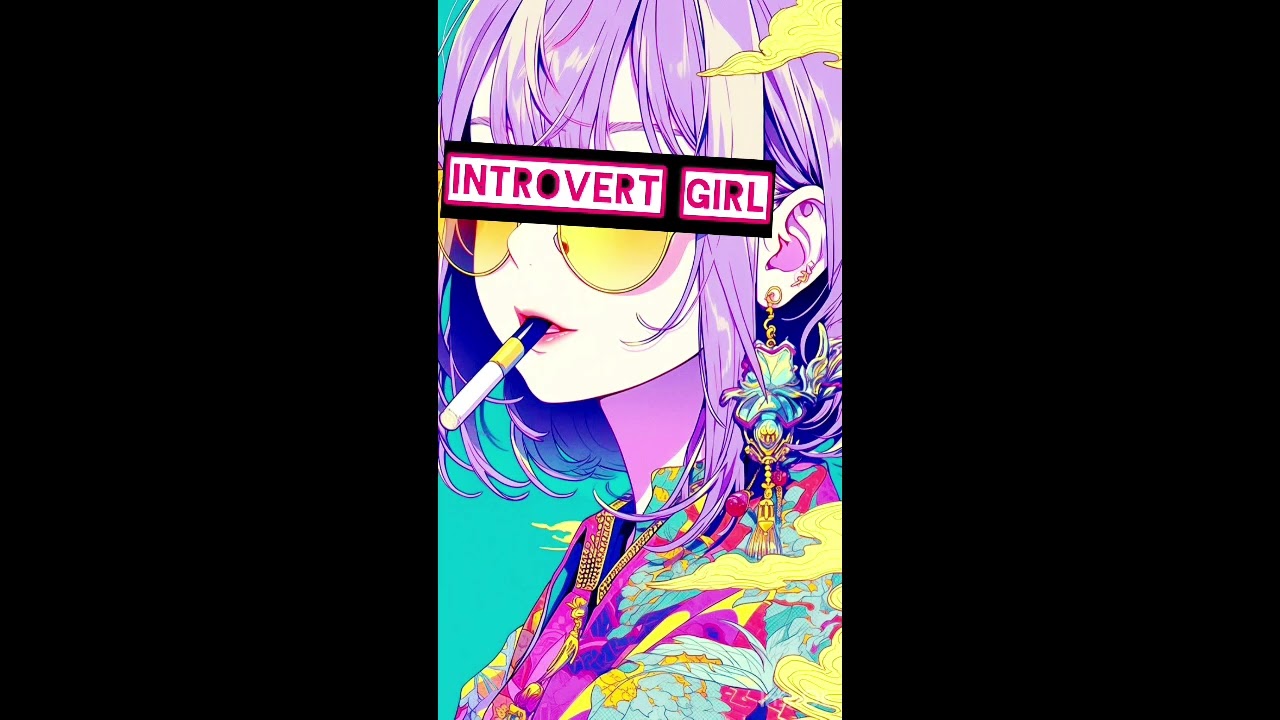 内向的な女の子 “Introvert Girl” - By Haku Sama