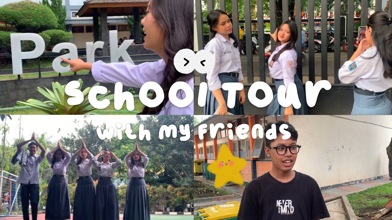 School Tour Vlog ★ : lapangan ada 4, studio, aquarium raksasa! #with my friends | SMAN 8 Bandung