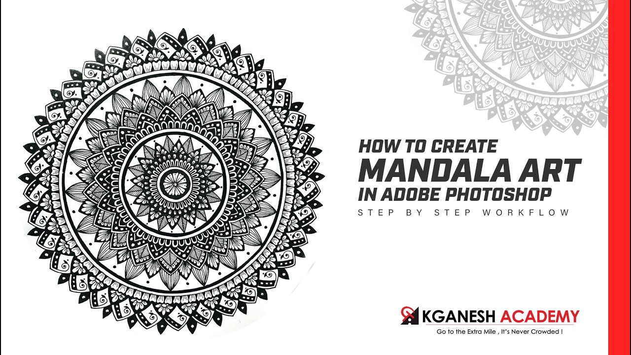 Mandala Art in adobe Photoshop (New Feature )