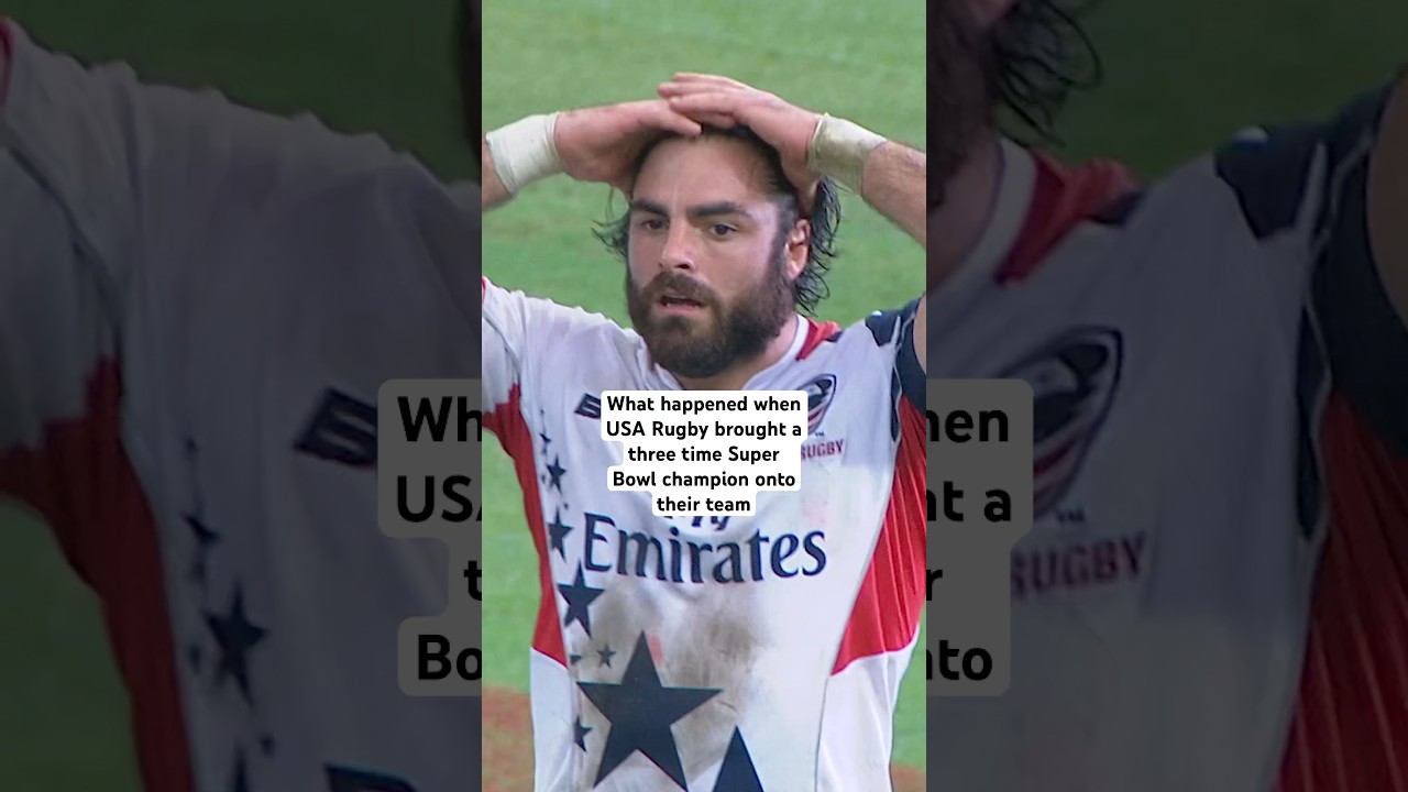 Three time Super Bowl champion Nate Ebner #rugby #HSBCSVNS