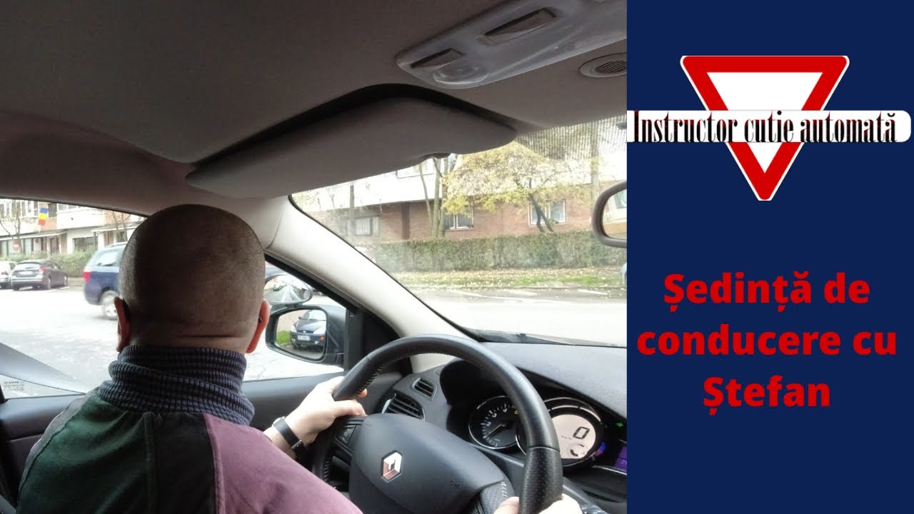 Ședință de conducere cu Ștefan┃Instructor Cutie Automată