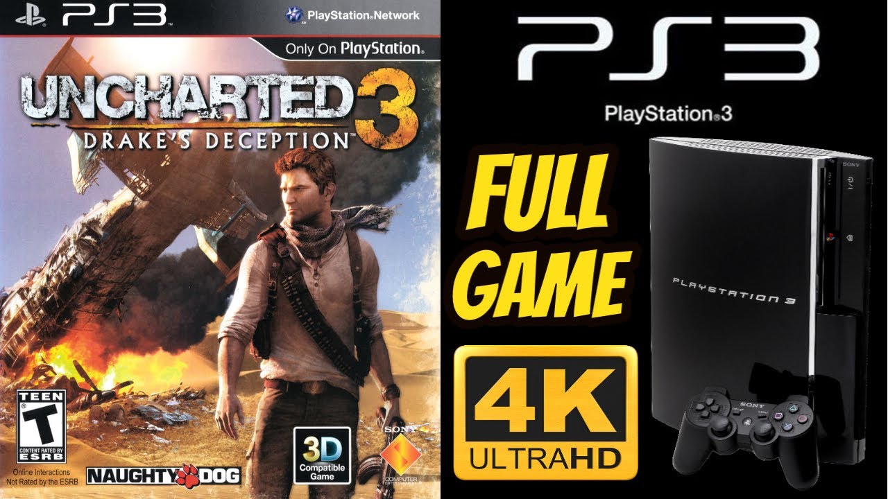 Uncharted 3: Drake's Deception [PS3] 100% ALL TREASURES Longplay Walkthrough Full Game [4K60ᶠᵖˢ🔴]