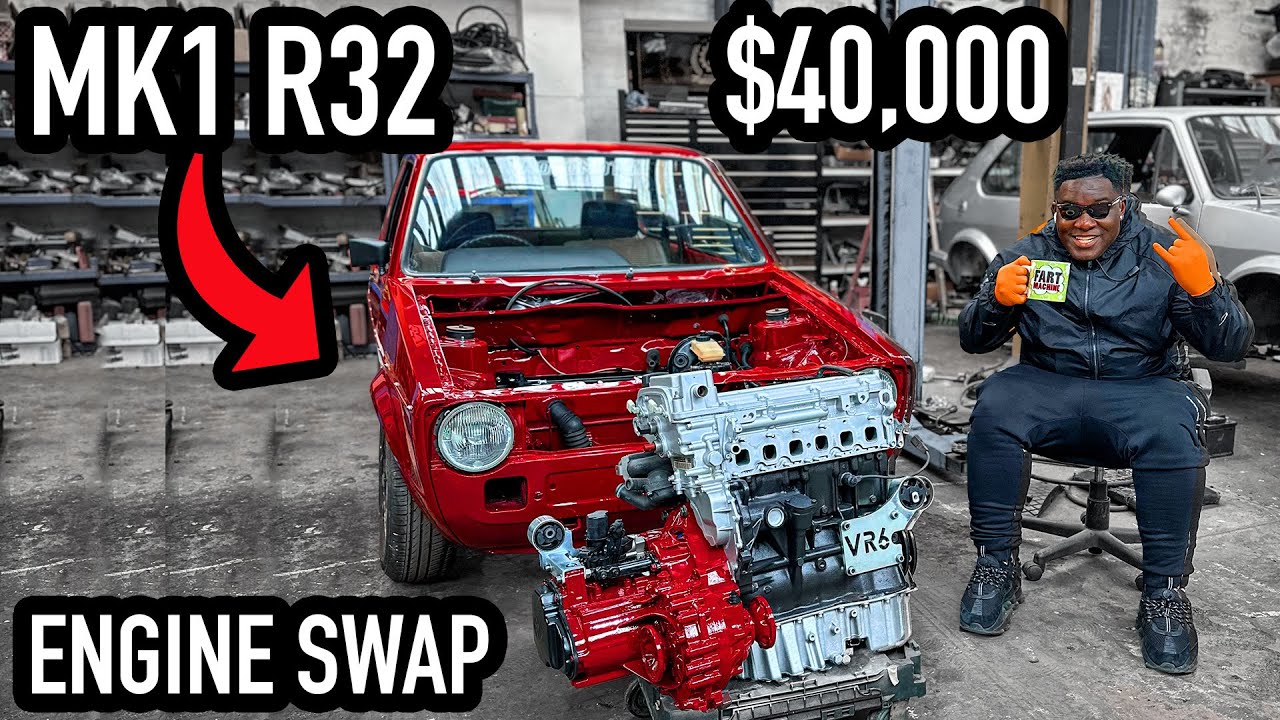 VW GOLF MK1 R32 VR6 SWAP *FINALE* PART 3