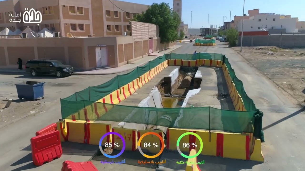 حلول تصريف مياه الأمطار بحي الأصالة