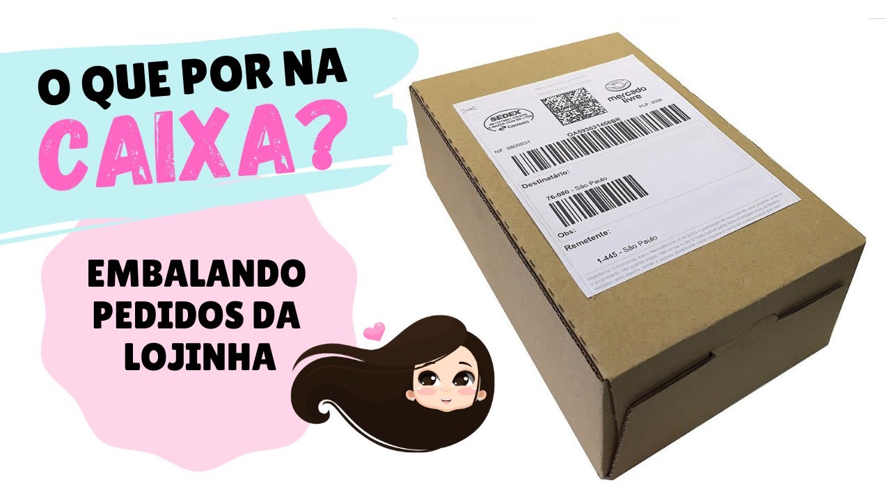 EMBALANDO PEDIDOS - Envio pelos correios - Brindes e mimos