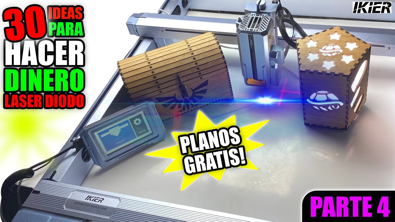 Emprendimiento con CORTE LASER - PARTE 4 - IKIER K1 PRO de 24 watts