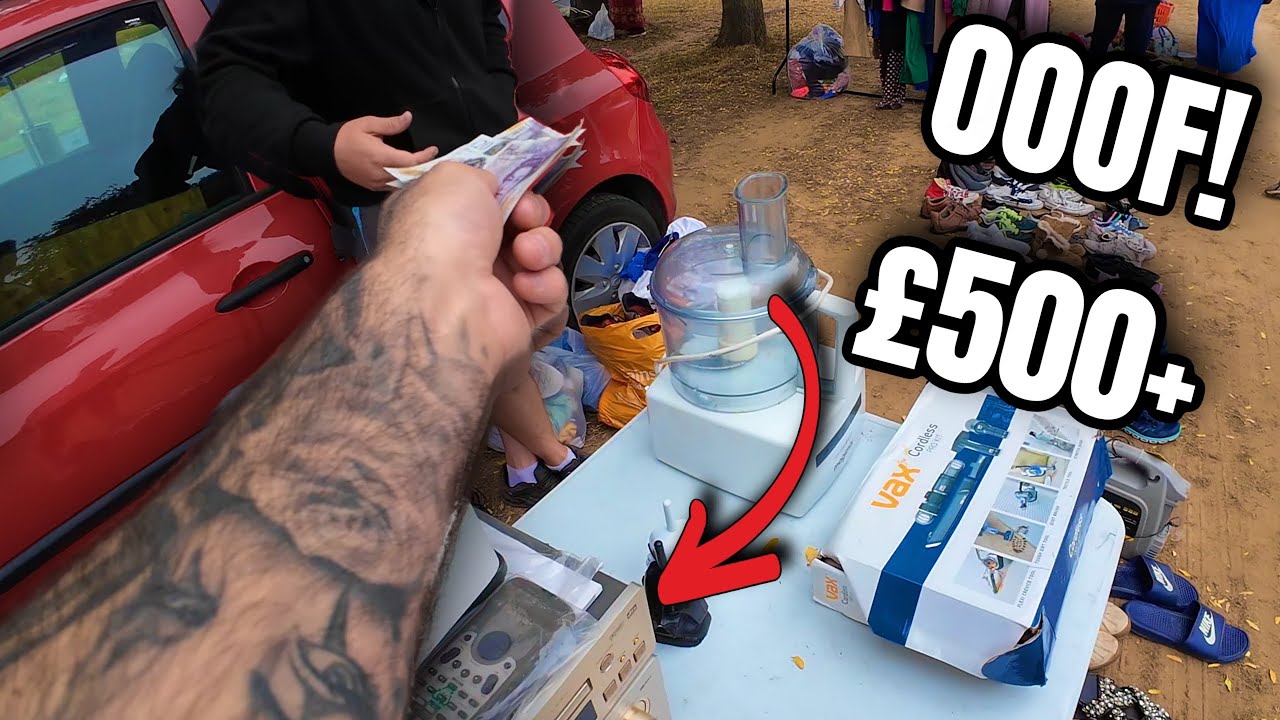 Making Over £500 At This Car Boot Sale With EASE