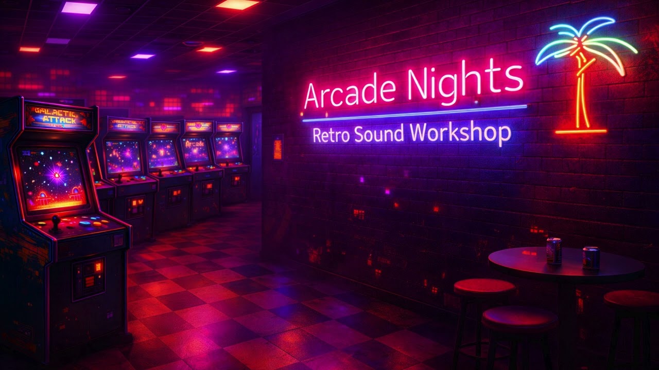 Arcade Nights | Retro 80s Synthwave | Neon Arcade & Video Game Nostalgia | No.003