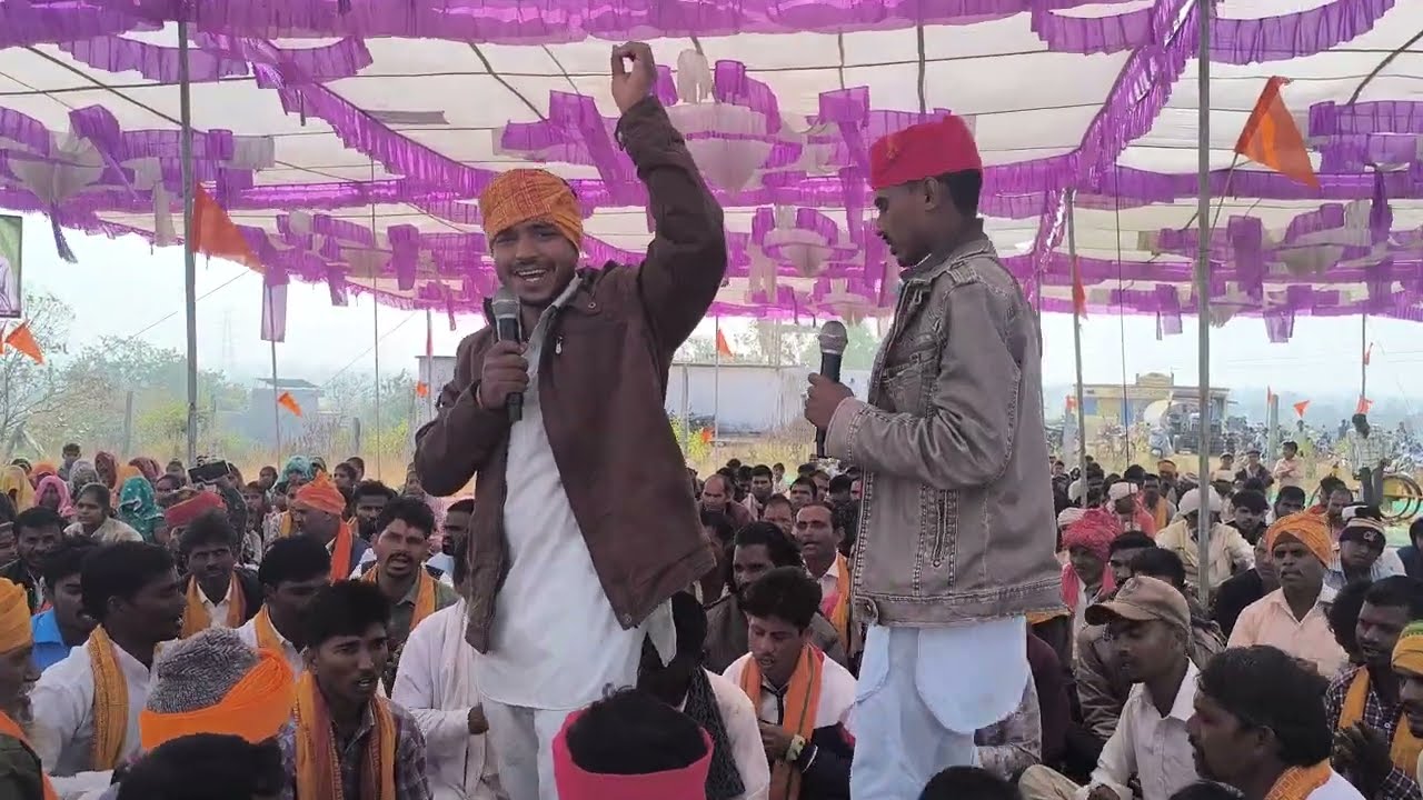 अगला जलम मा राम खोवइला एना जलम मा मलिया हे भाइयों बहनों विश्व हिंदू एकता परिषद् सागवा खवासा में भजन
