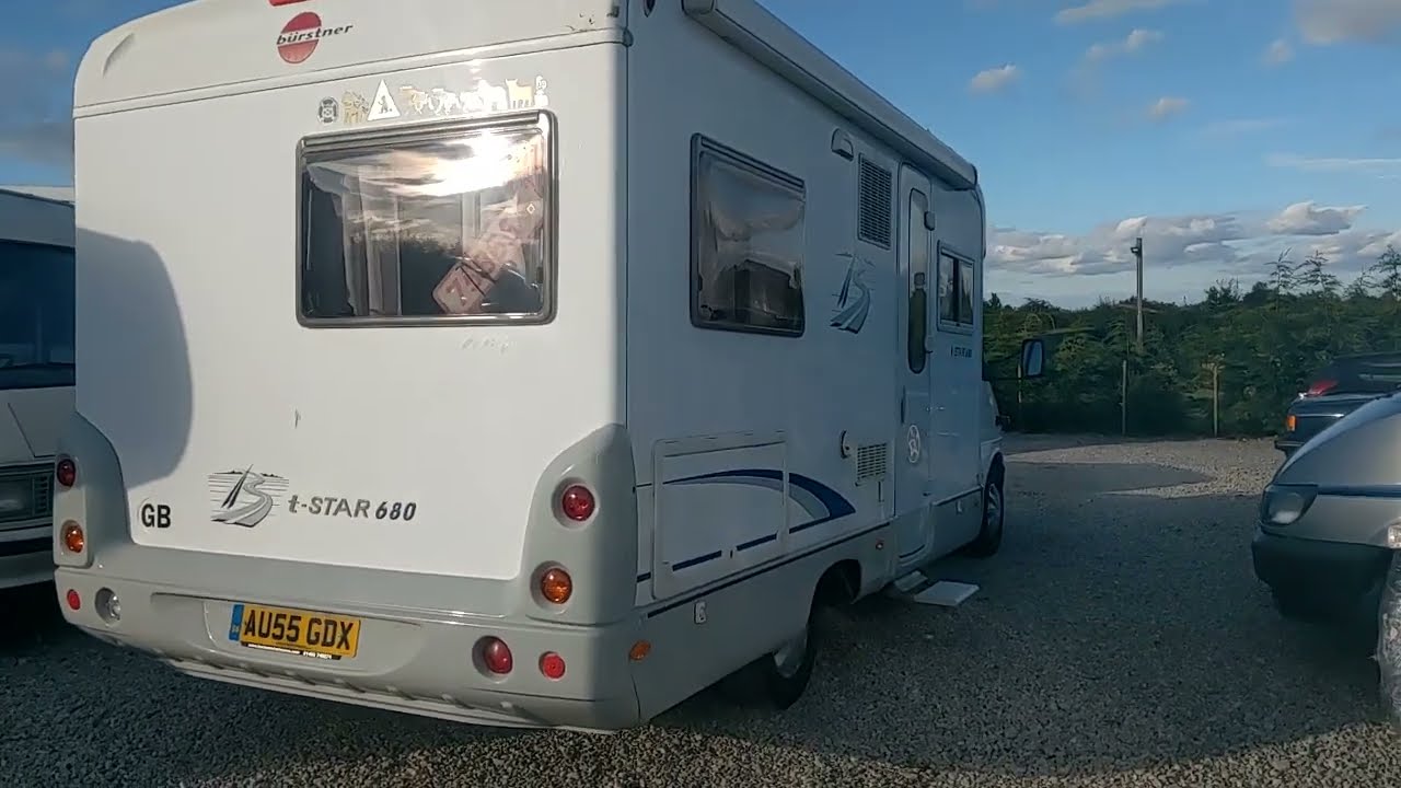 Burstner T Star 680 Mercedes Sprinter 2.7 CDI (5 cylinder) Automatic Sprintshift Motorhome - Sales
