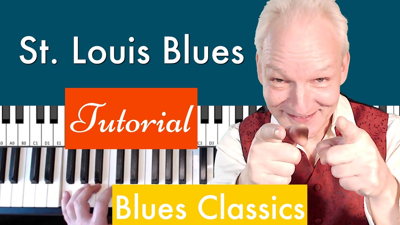 St. Louis Blues piano tutorial, Blues