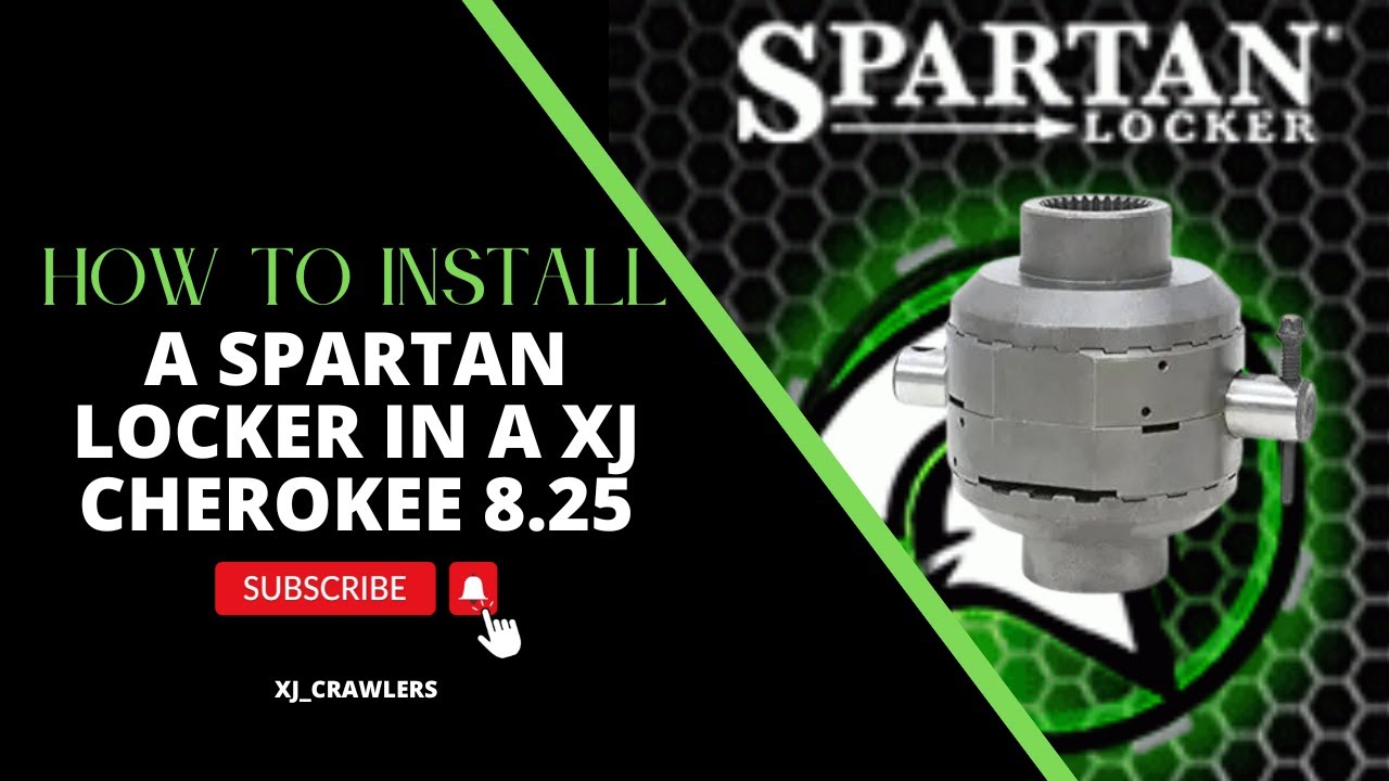 Spartan Locker Install in a Jeep Cherokee XJ With a Chrysler 8.25 Rear End