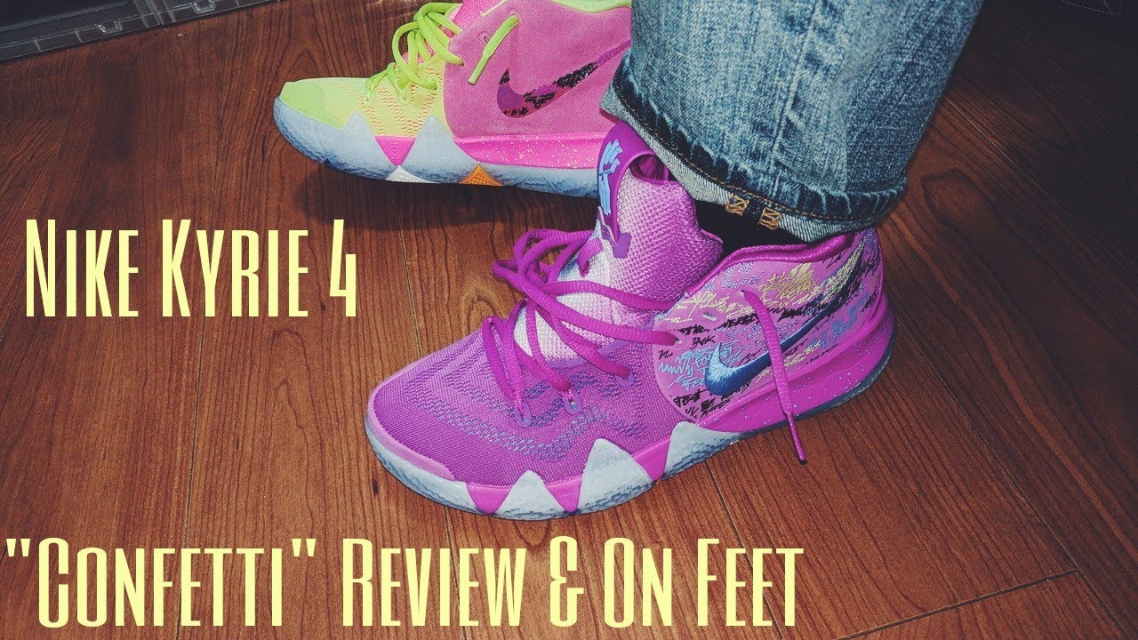 Nike Kyrie 4 "Confetti" Review & On Feet