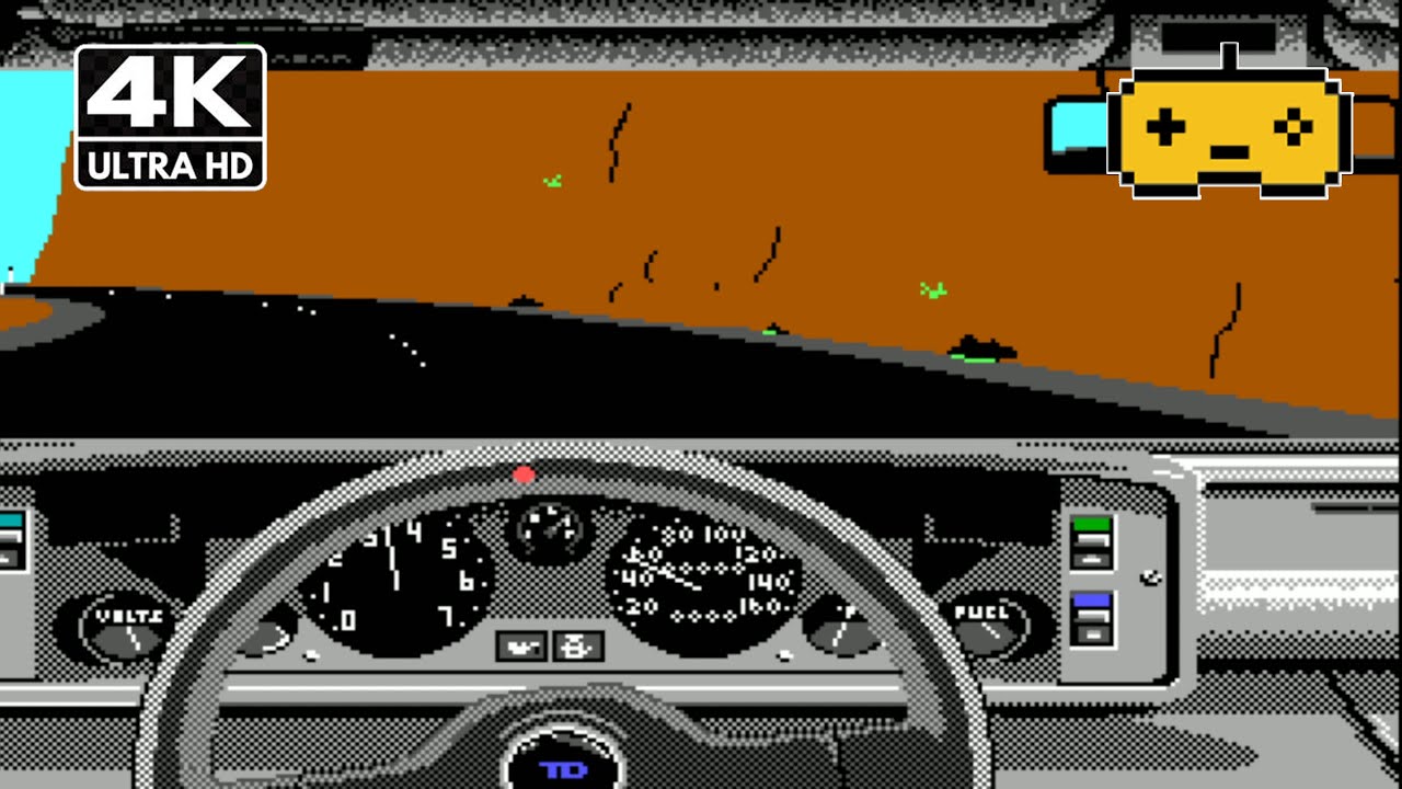 Test Drive (1987) Gameplay in 4K: The Ultimate Nostalgic Racing Experience | 20 minutes