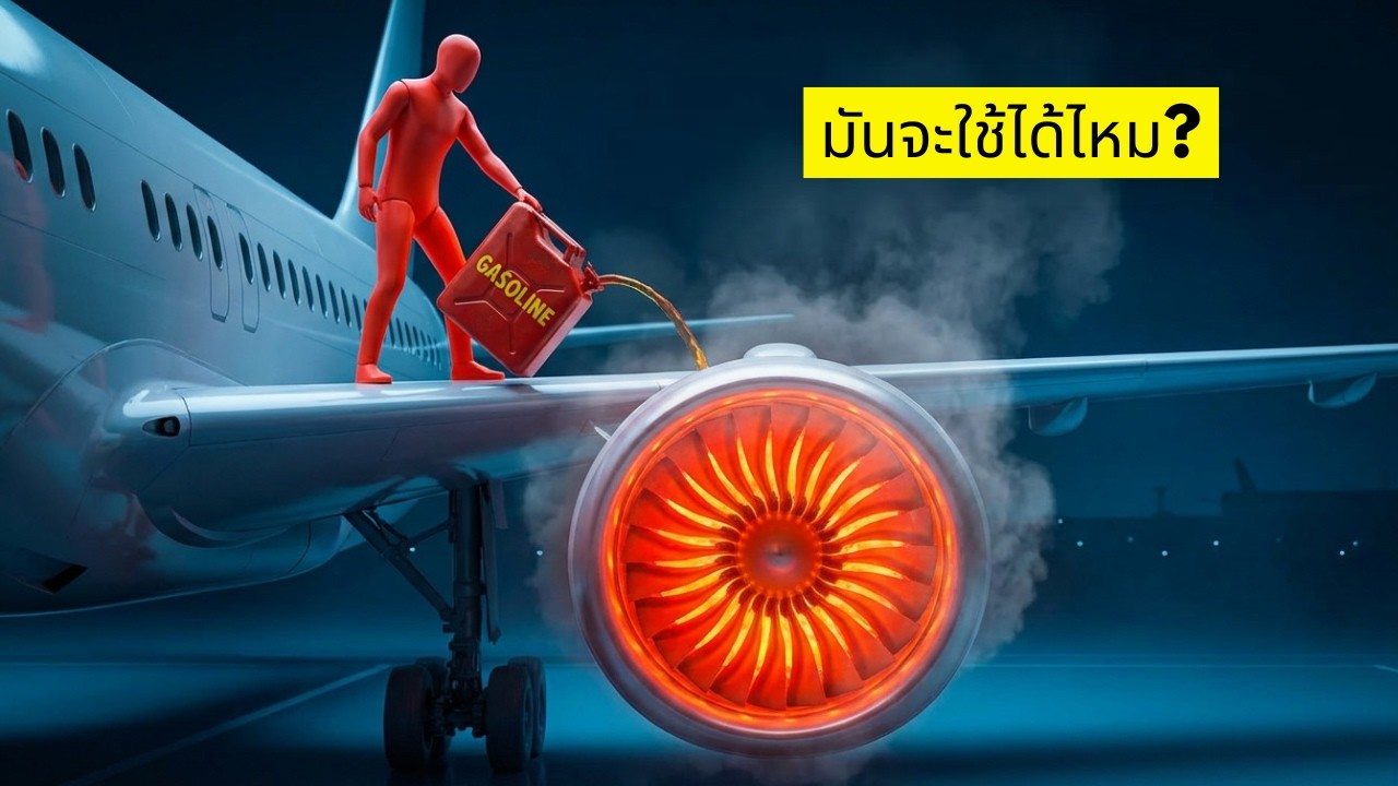 ทำไมเครื่องบินจึงไม่ใช้น้ำมันเบนซินเหมือนรถยนต์?