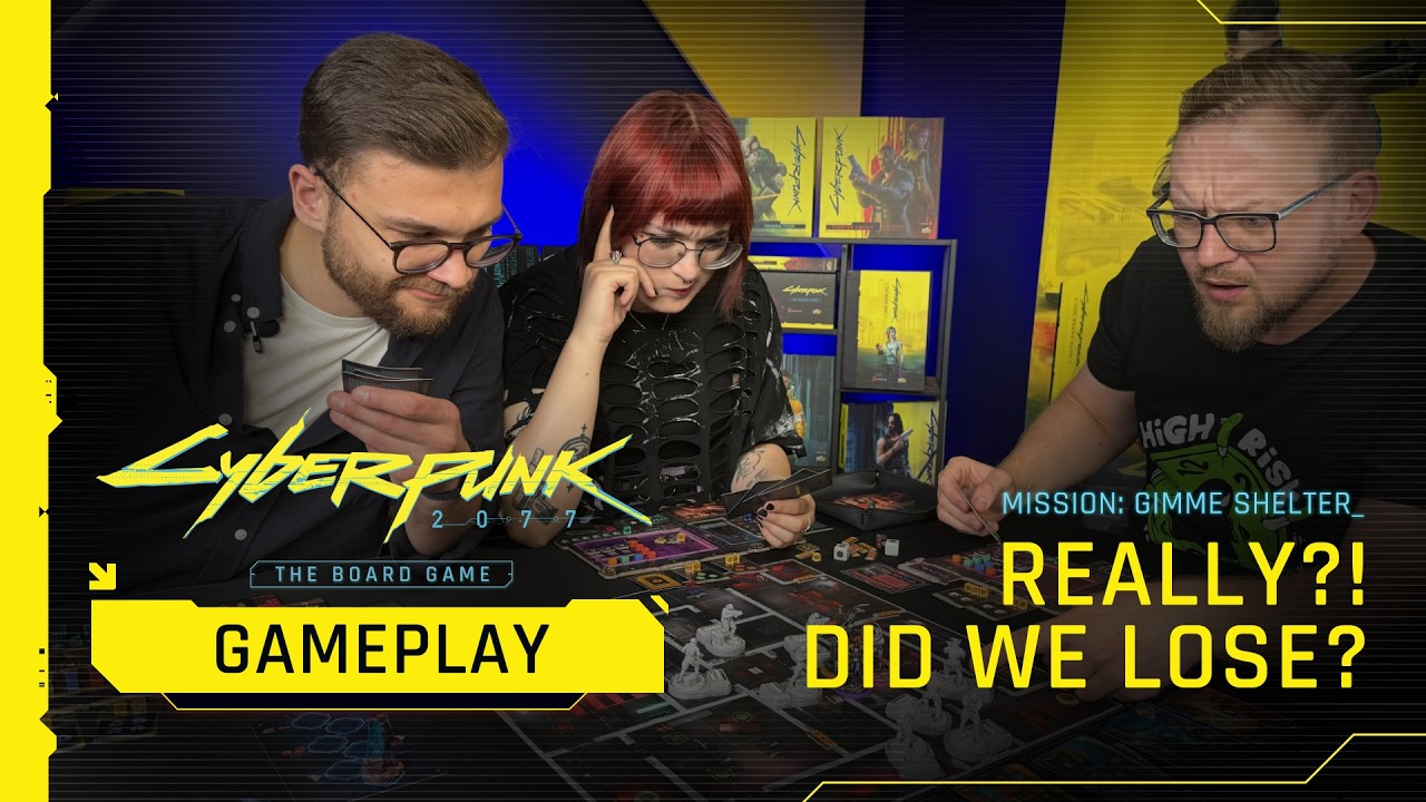 Cyberpunk 2077: Настольная игра &mdash; ГЕЙМПЛЕЙ | Люси, Рид и Ви