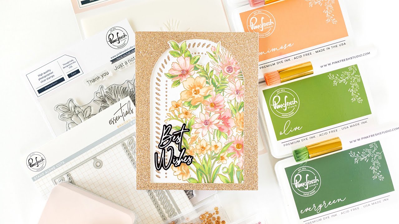 Live with Lea - Summery Botanical Bunch card